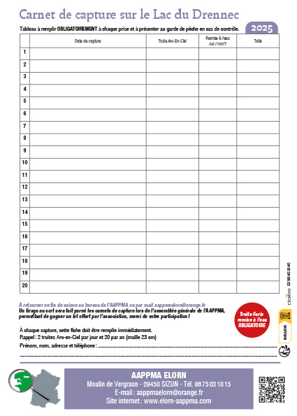 Fiche capture 2025