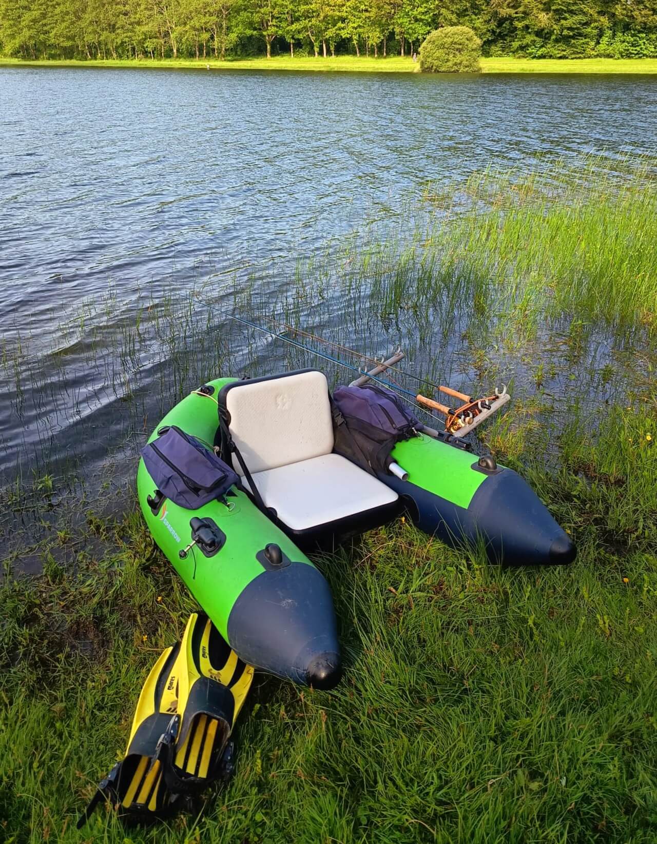 La mouche en float-tube sur le lac du Drennec, une innovation de la saison 2026.