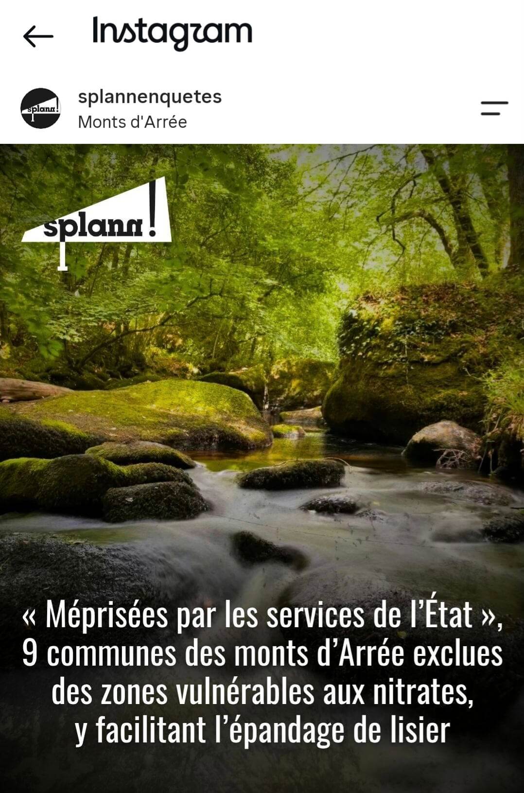 Le château d&rsquo;eau du Finistère désormais épandable… ou la bêtise comme mode de gouvernance.